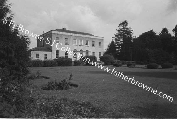 GLANANEA WEST FRONT FROM GARDENS